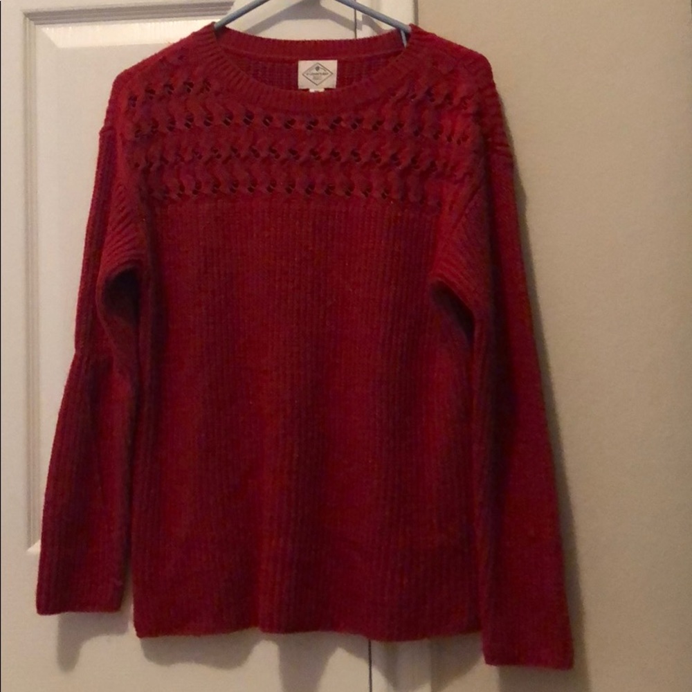Red sweater
